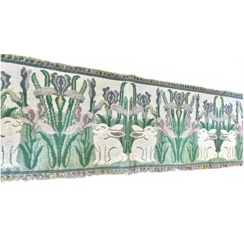 Park B. Smith - Easter Bunny 72" TABLE RUNNER Spring Rabbit Iris Spring - Picture 4 of 5